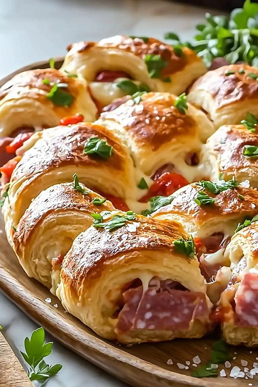 Italian Crescent Roll Sandwich Bake