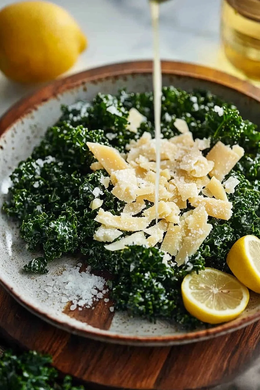 Lemon Parm Kale Salad