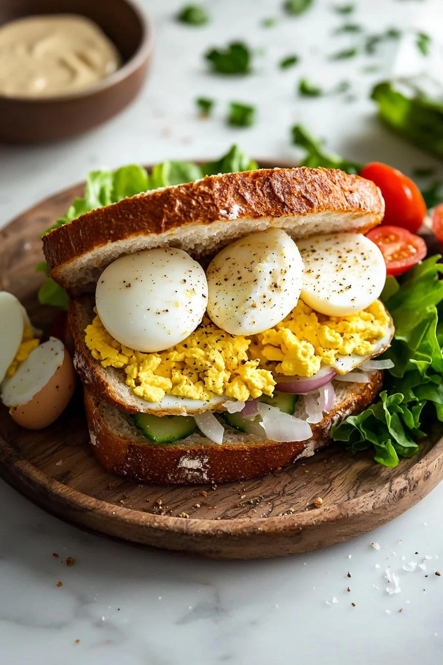Loaded Egg Sandwich