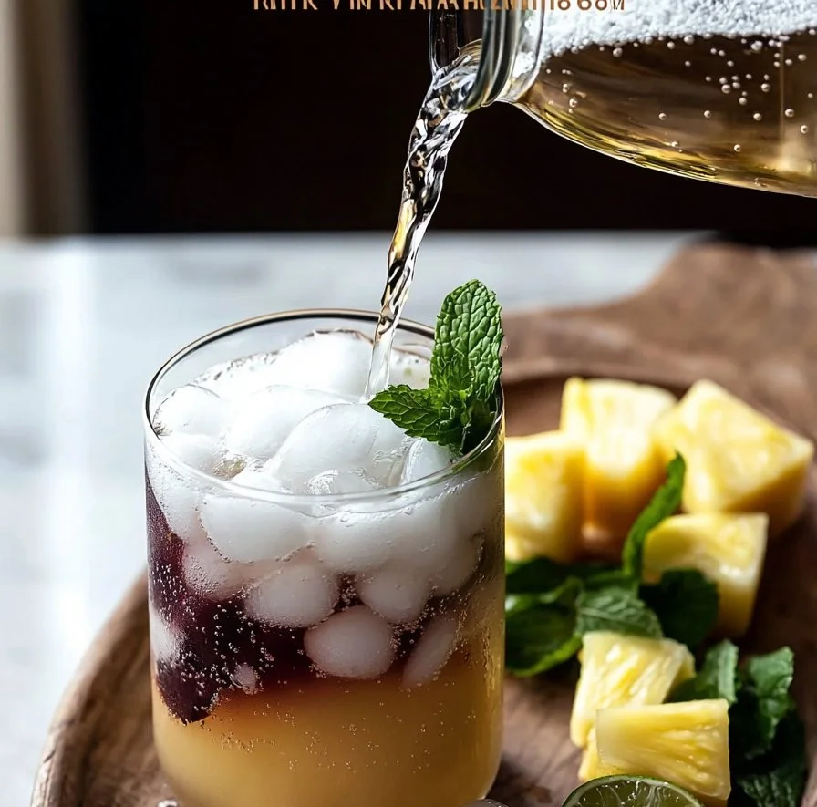 Midnight Tropical Sparkling Soda