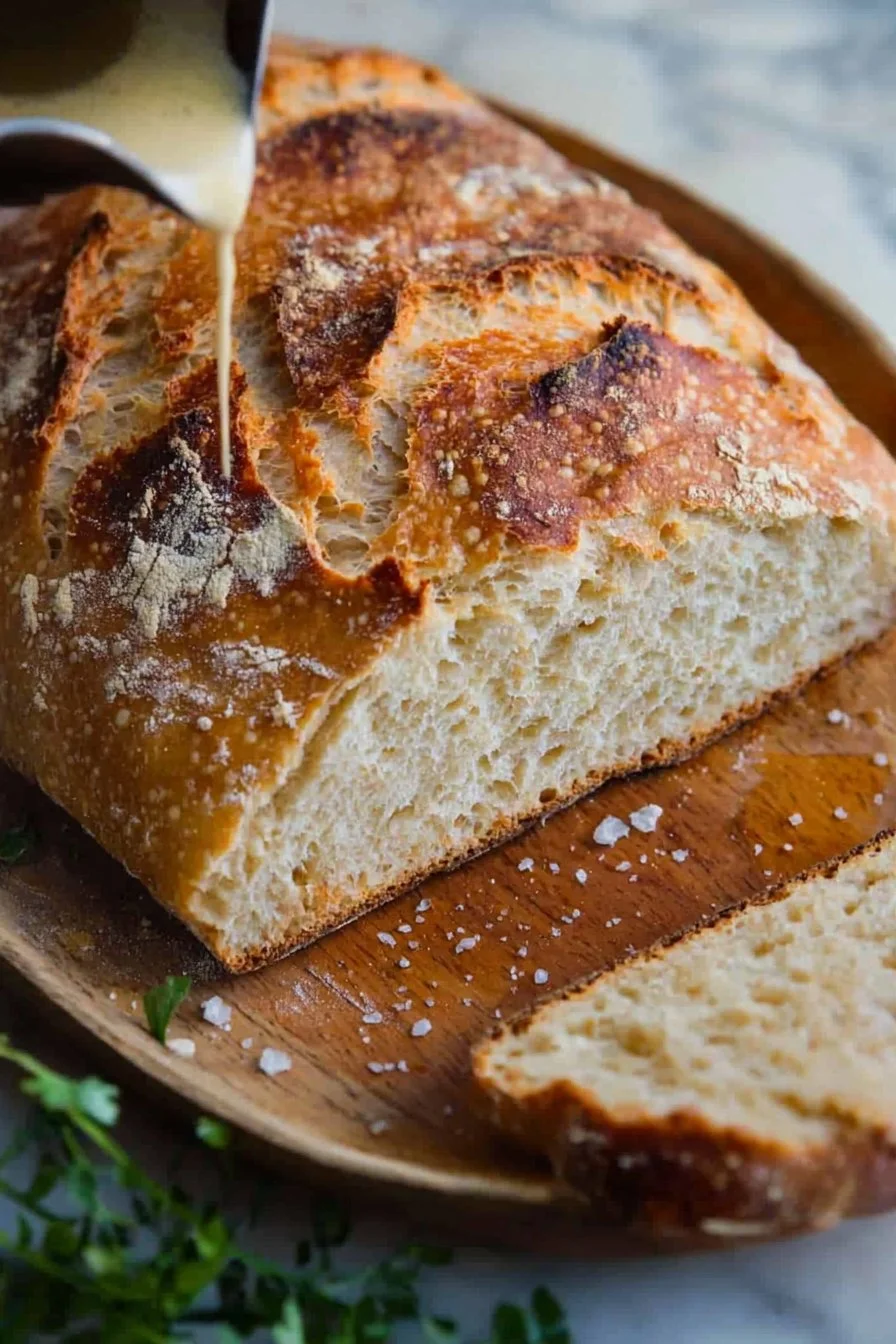 Overnight Sourdough Bread