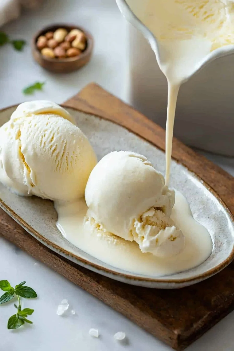 Refreshing Jasmine Tea Ice Cream Delight
