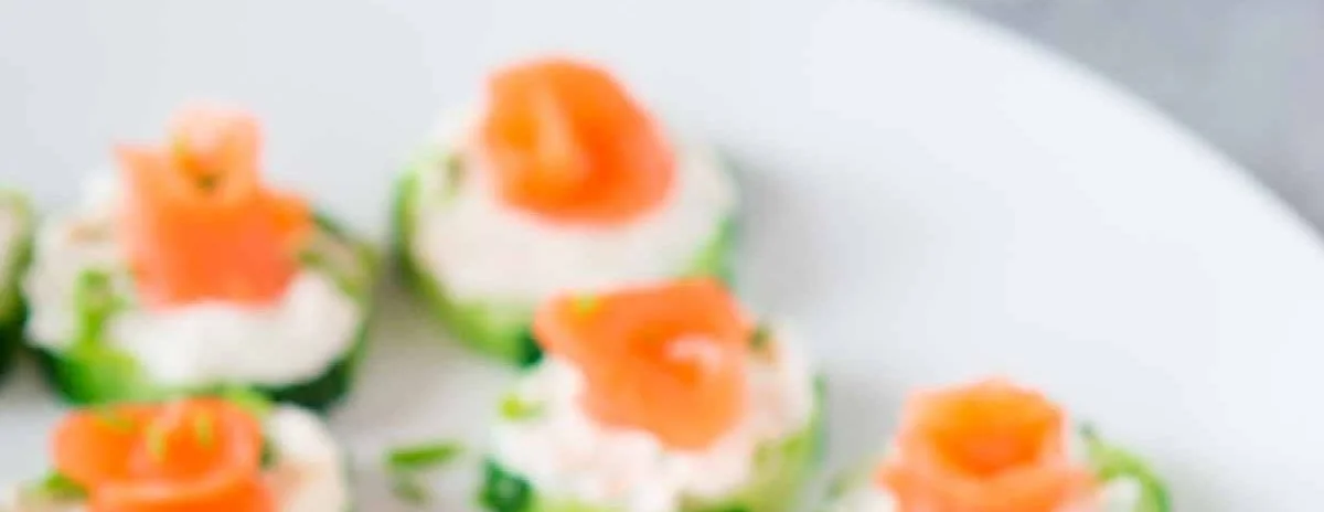Smoked Salmon Cucumber Bites