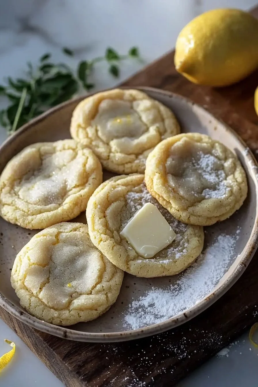 Soft & Chewy Lemon Cookies