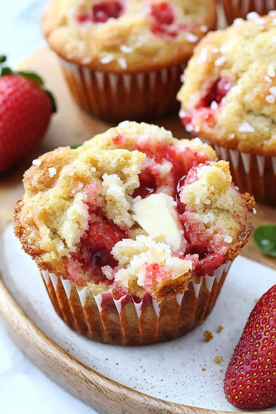 Strawberry Cream Cheese Muffins