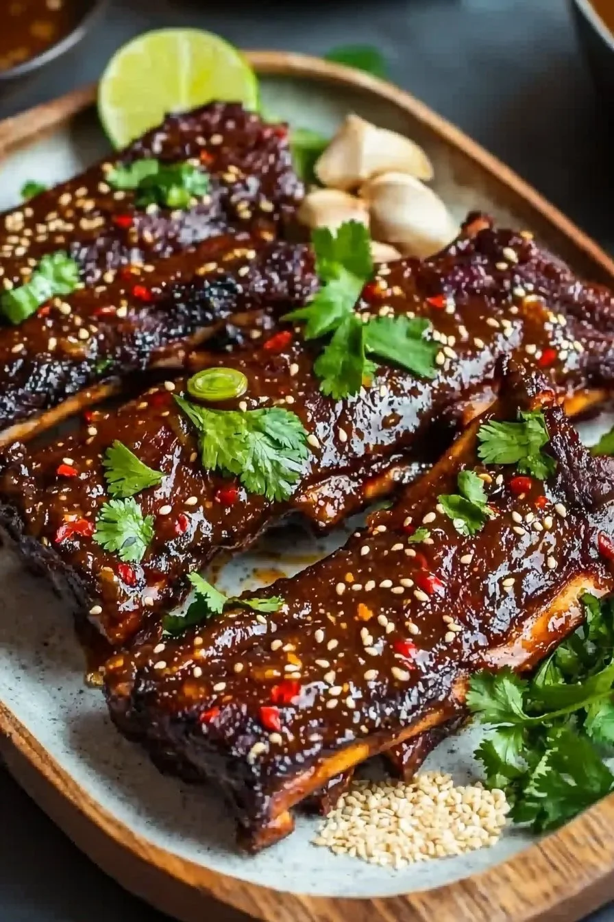 Thai Style Sweet Chili Beef Ribs