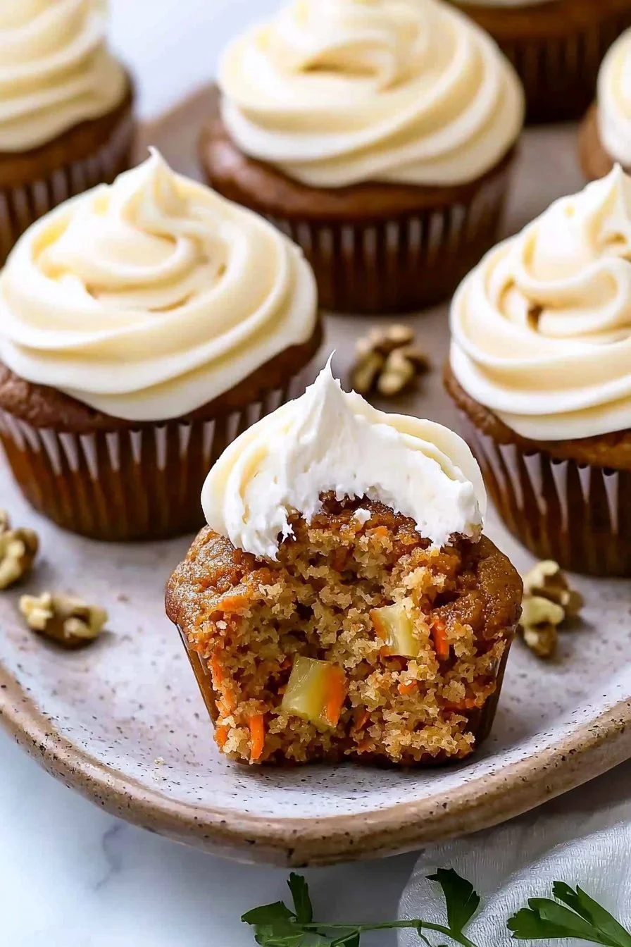 The Best Carrot Cake Cupcakes