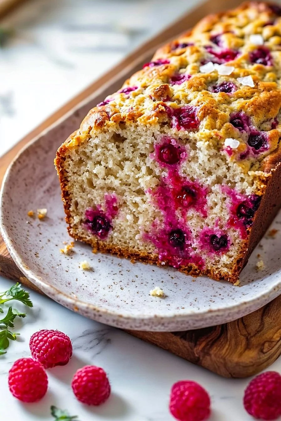 The Best Raspberry Bread