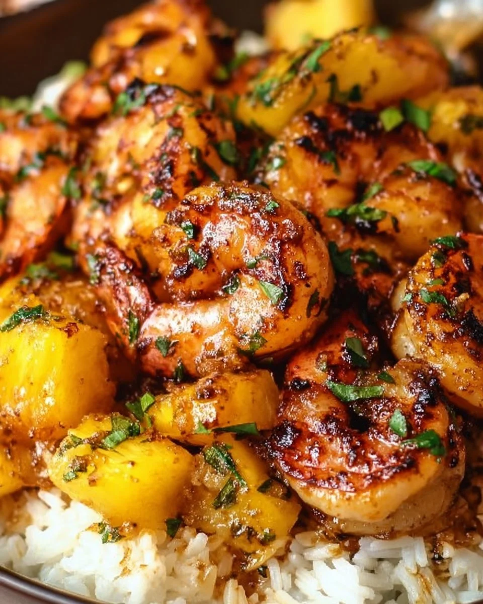 Tropical Shrimp Rice Bowl