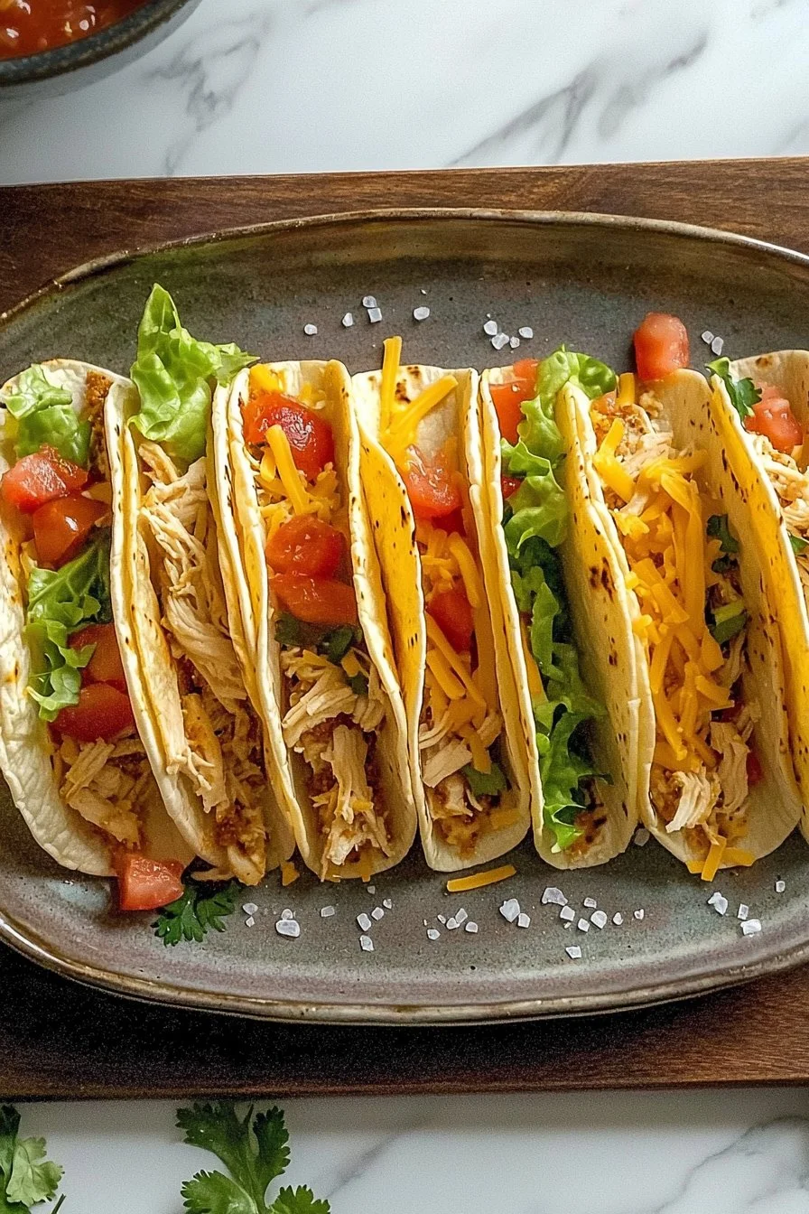 20-Minute Baked Chicken Tacos