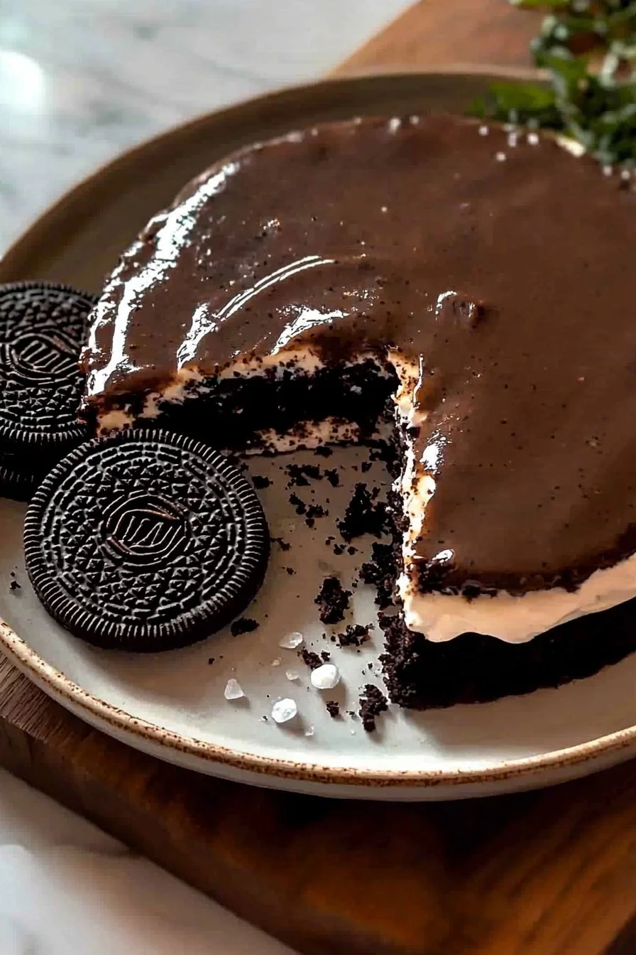 3-Ingredient Cookies and Cream Cake