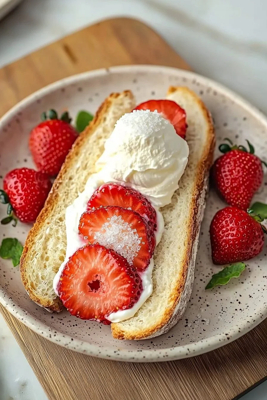 4-ingredient Strawberry Sandwich