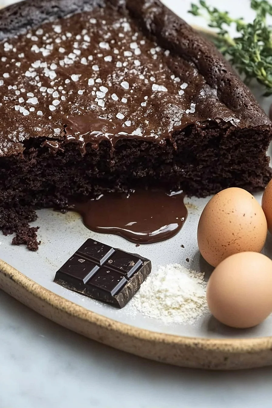 5-Ingredient French Chocolate Cake