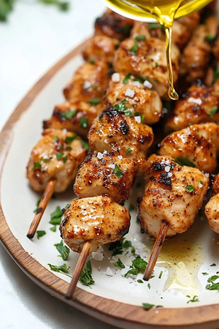 Air Fryer Chicken Skewers