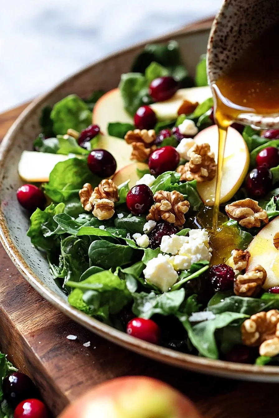Apple Cranberry Walnut Salad
