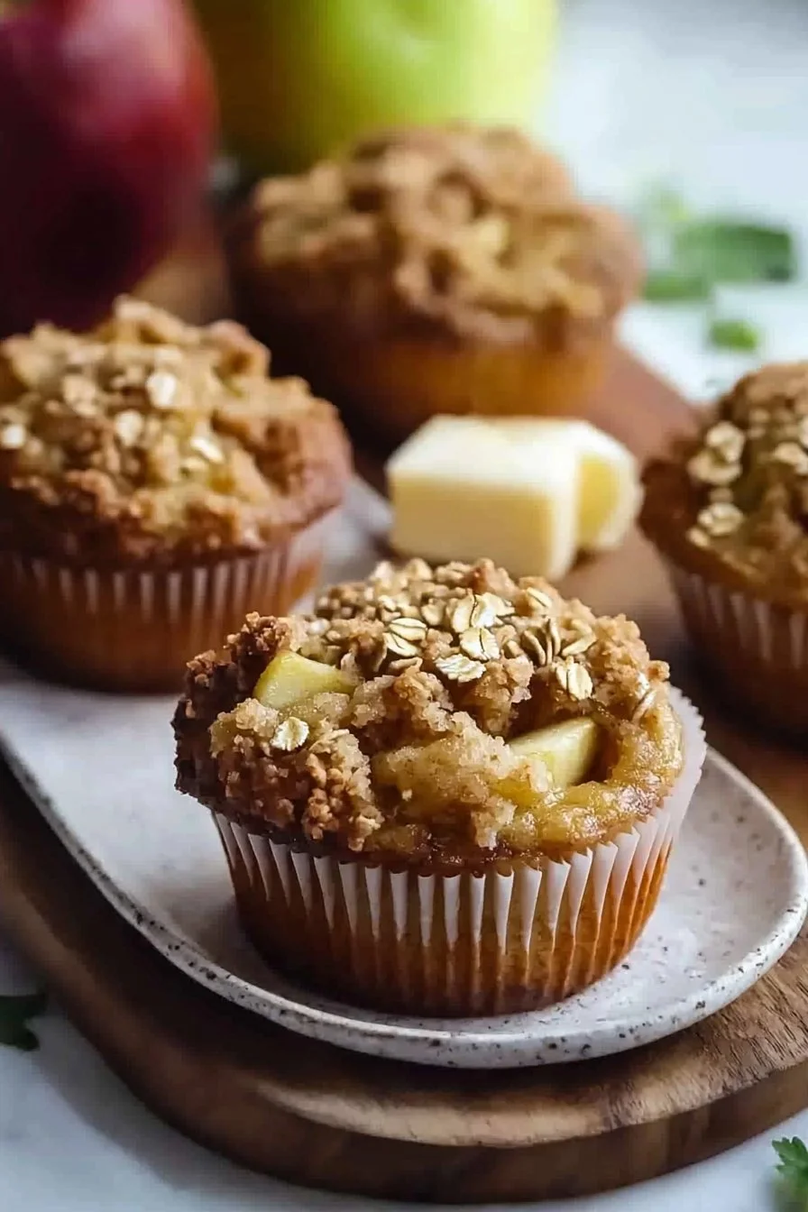 Apple Crumble Muffins