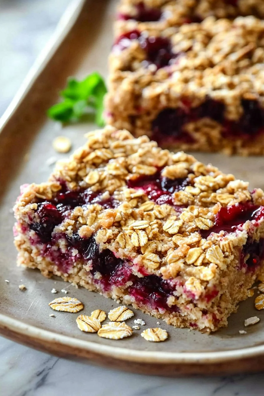 Berry Oat Bars