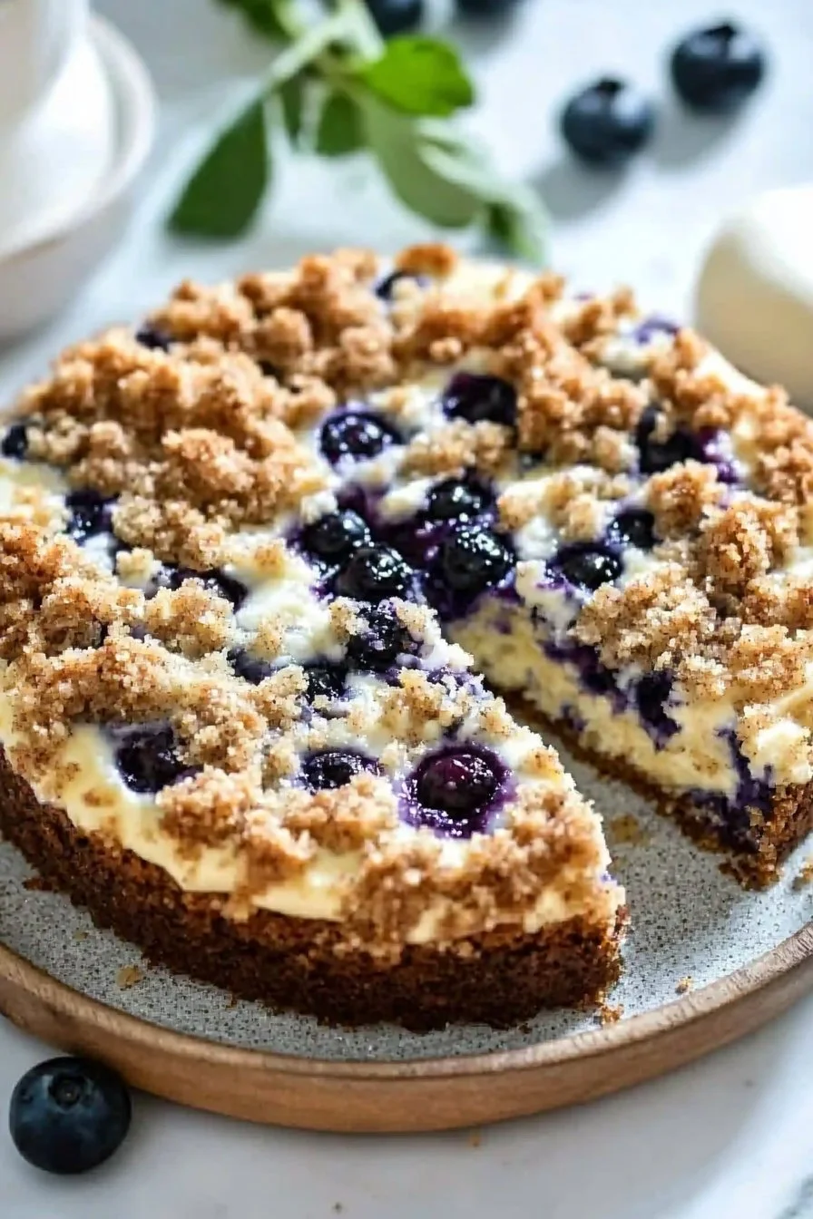 Blueberry Cheesecake Crumb Cake