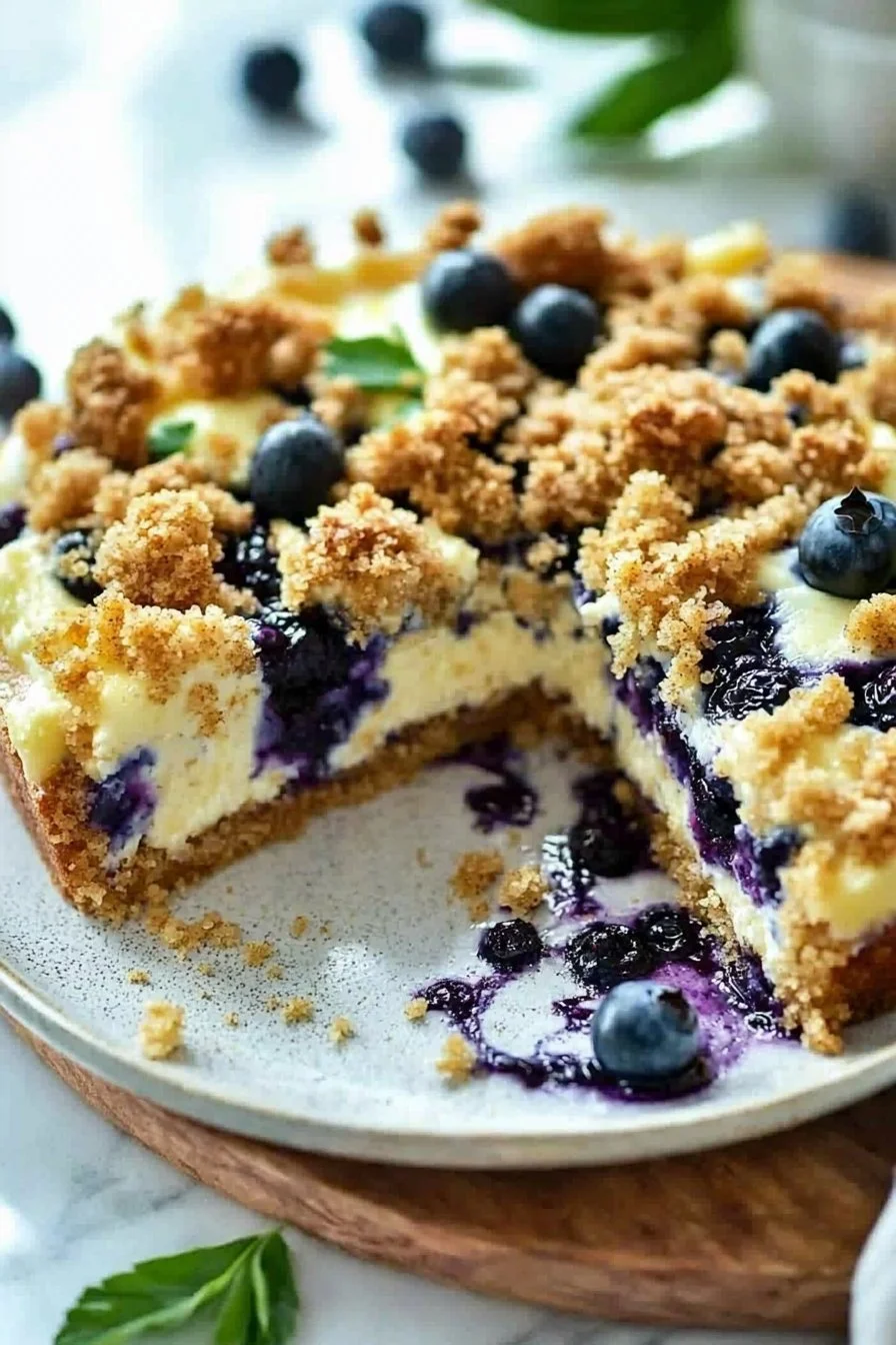 Blueberry Cheesecake Crumb Cake