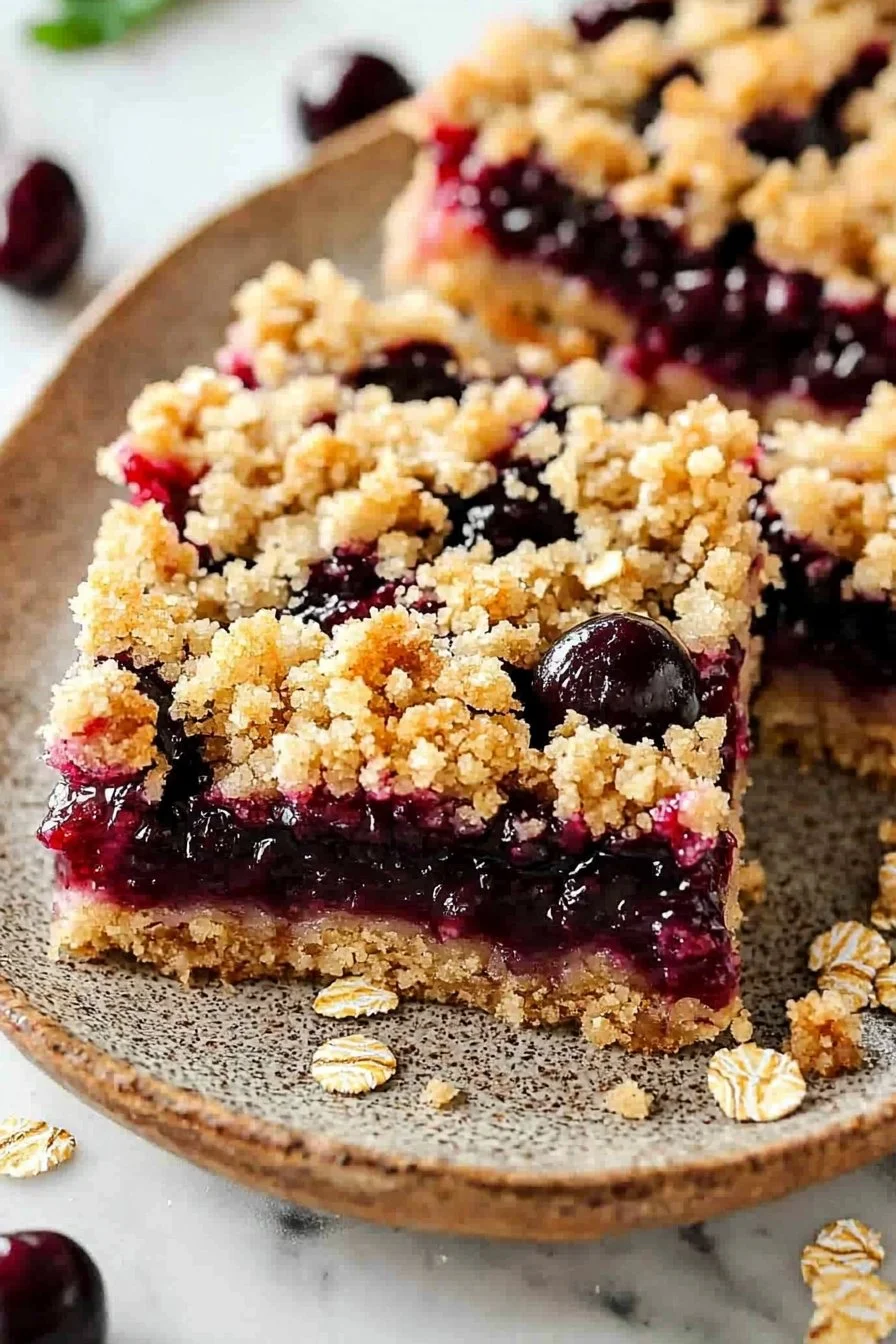 Cherry Pie Crumb Bars
