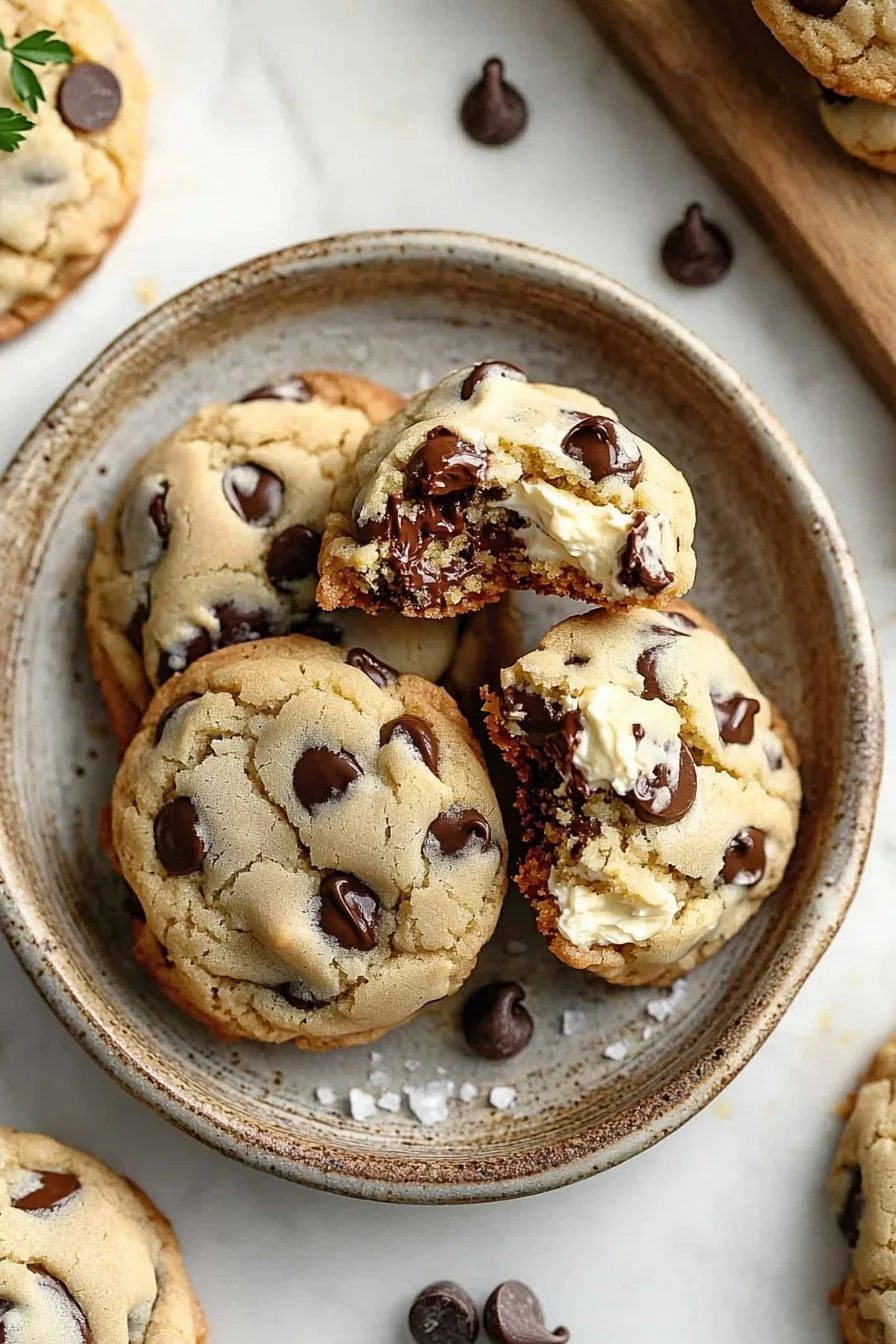 Chocolate Chip Cheesecake Cookies