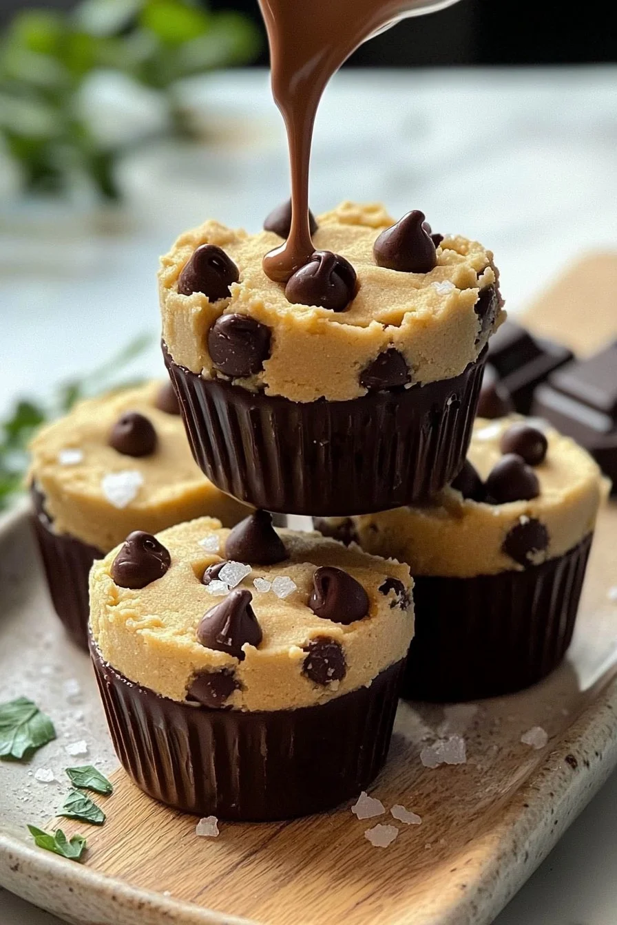 Chocolate Chip Cookie Dough Cups