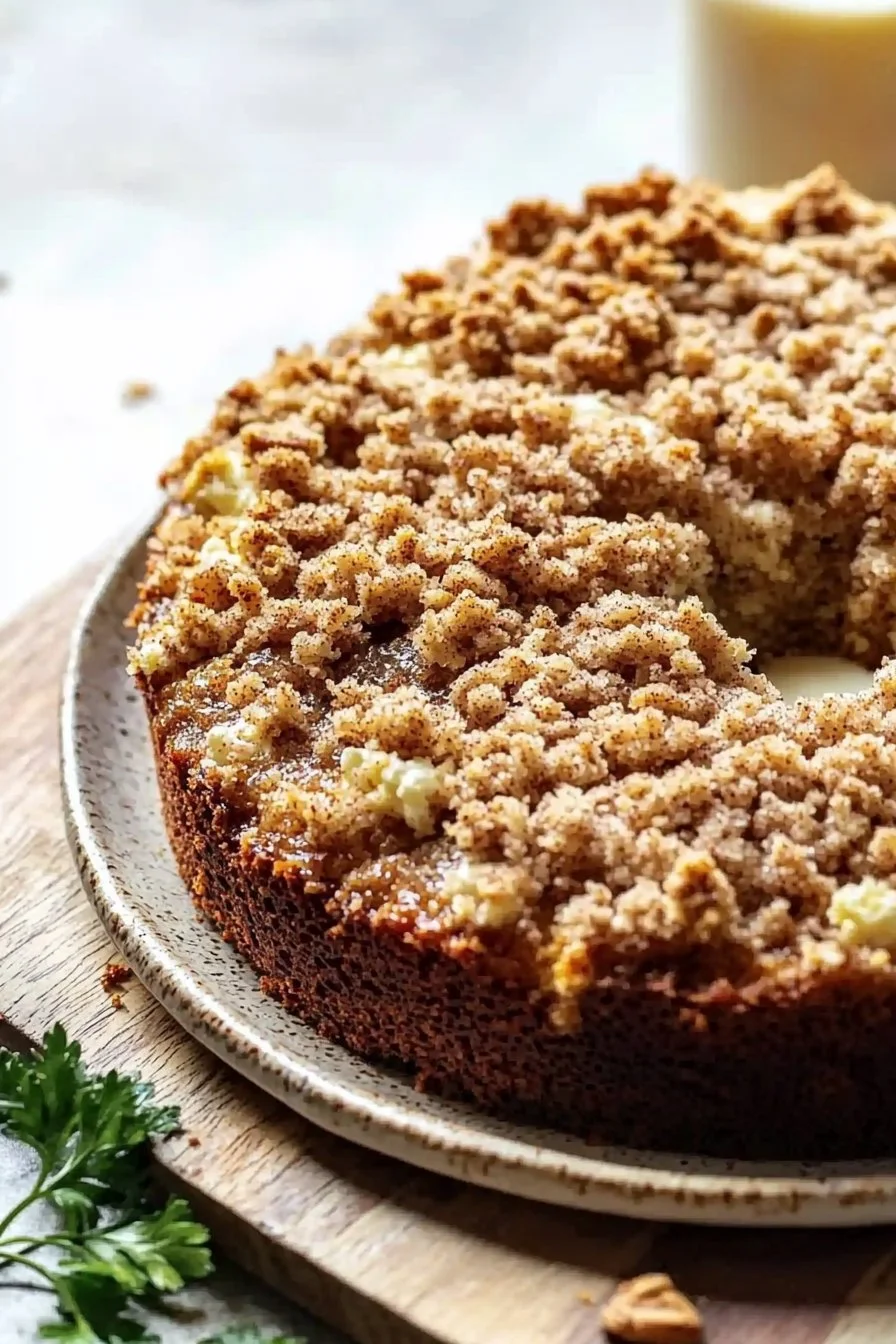 Cinnamon Streusel Coffee Cake