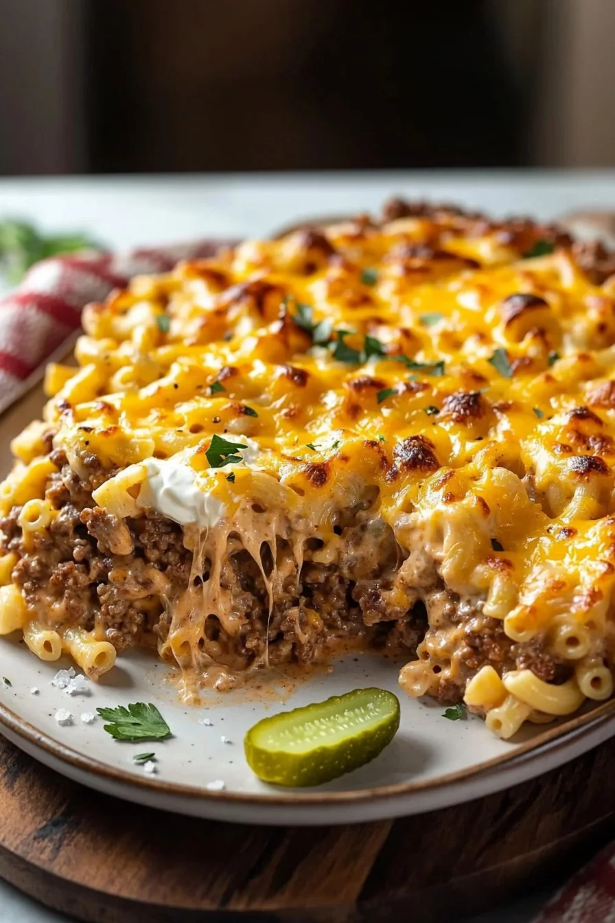 Creamy Cheeseburger Casserole