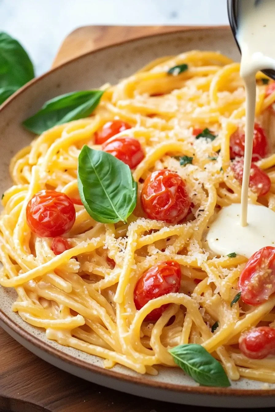 Creamy Cherry Tomato Pasta