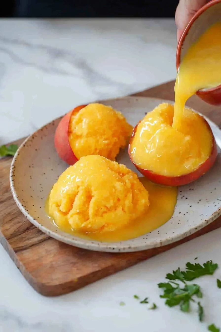 Delicious Mango Sorbet
