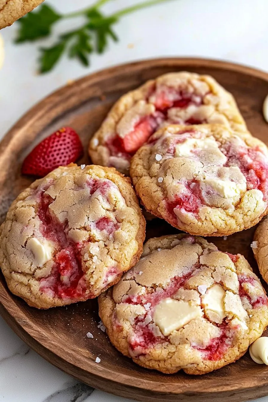 Delicious Strawberry Cheesecake Cookies