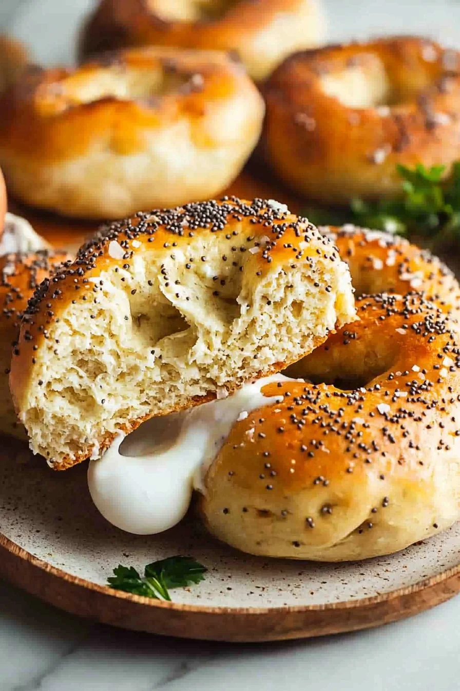 Easy 3 Ingredient Greek Yogurt Bagels