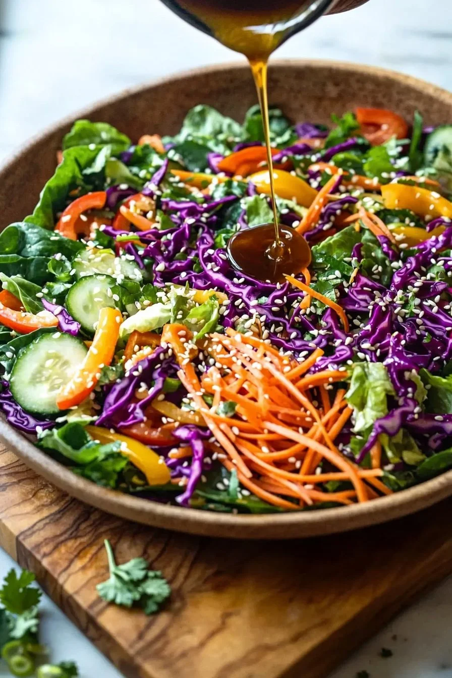 Easy Asian Rainbow Salad