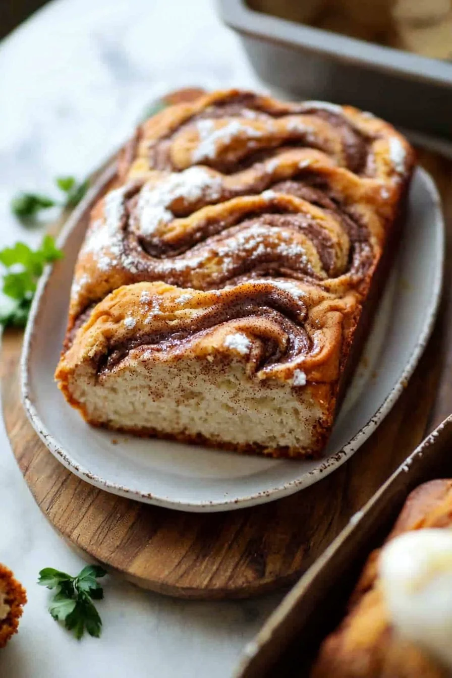 Easy Cinnamon Swirl Quick Bread