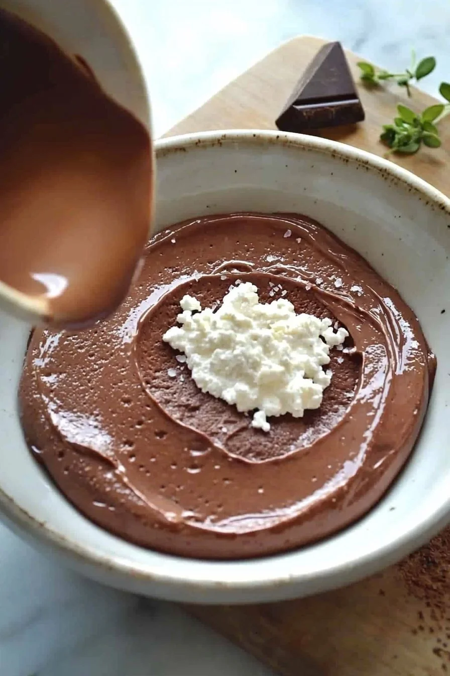 Easy Cottage Cheese Chocolate Mousse