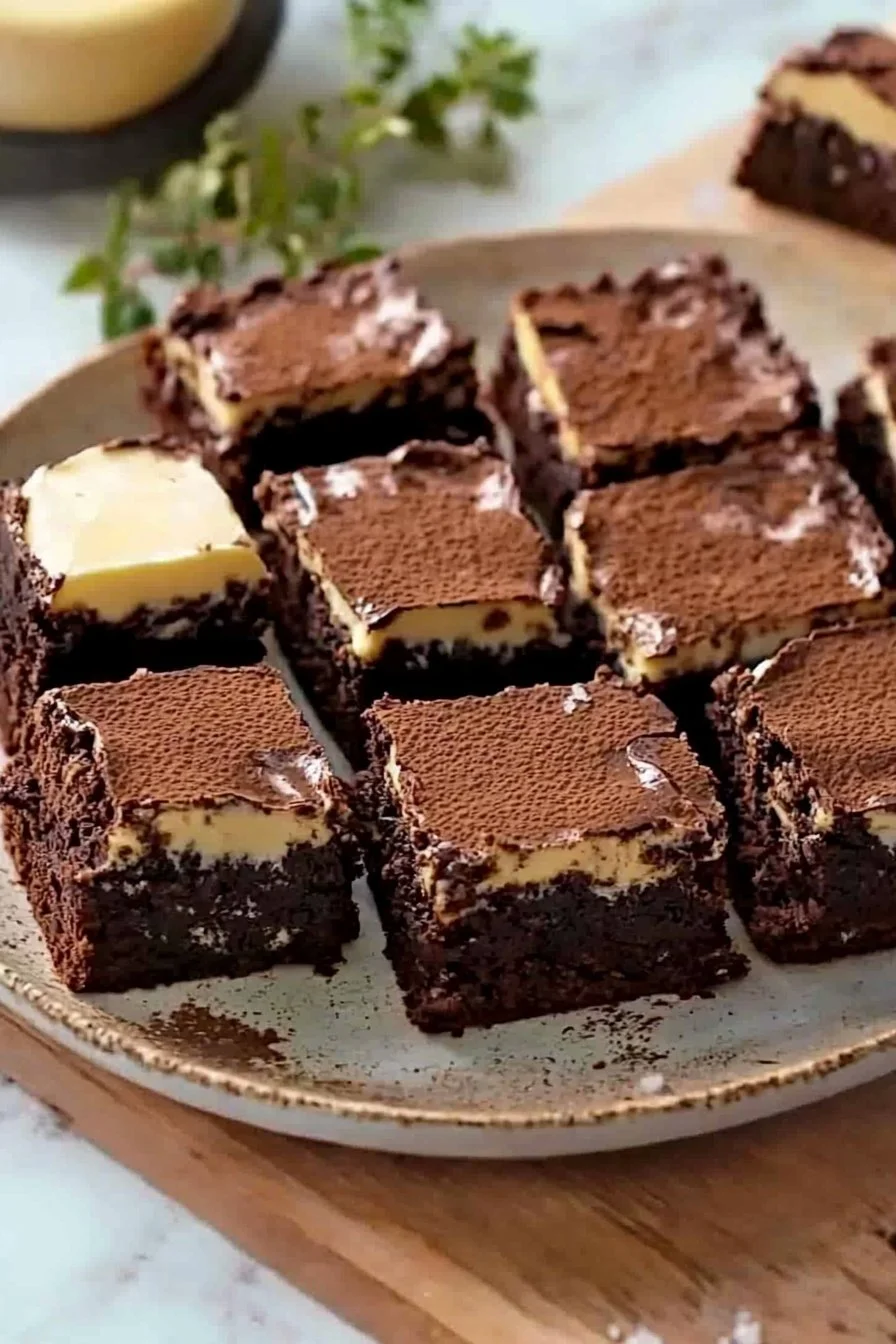 Easy Cream Coffee Brownies