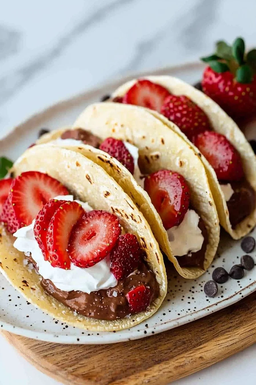 Easy Dessert Tacos