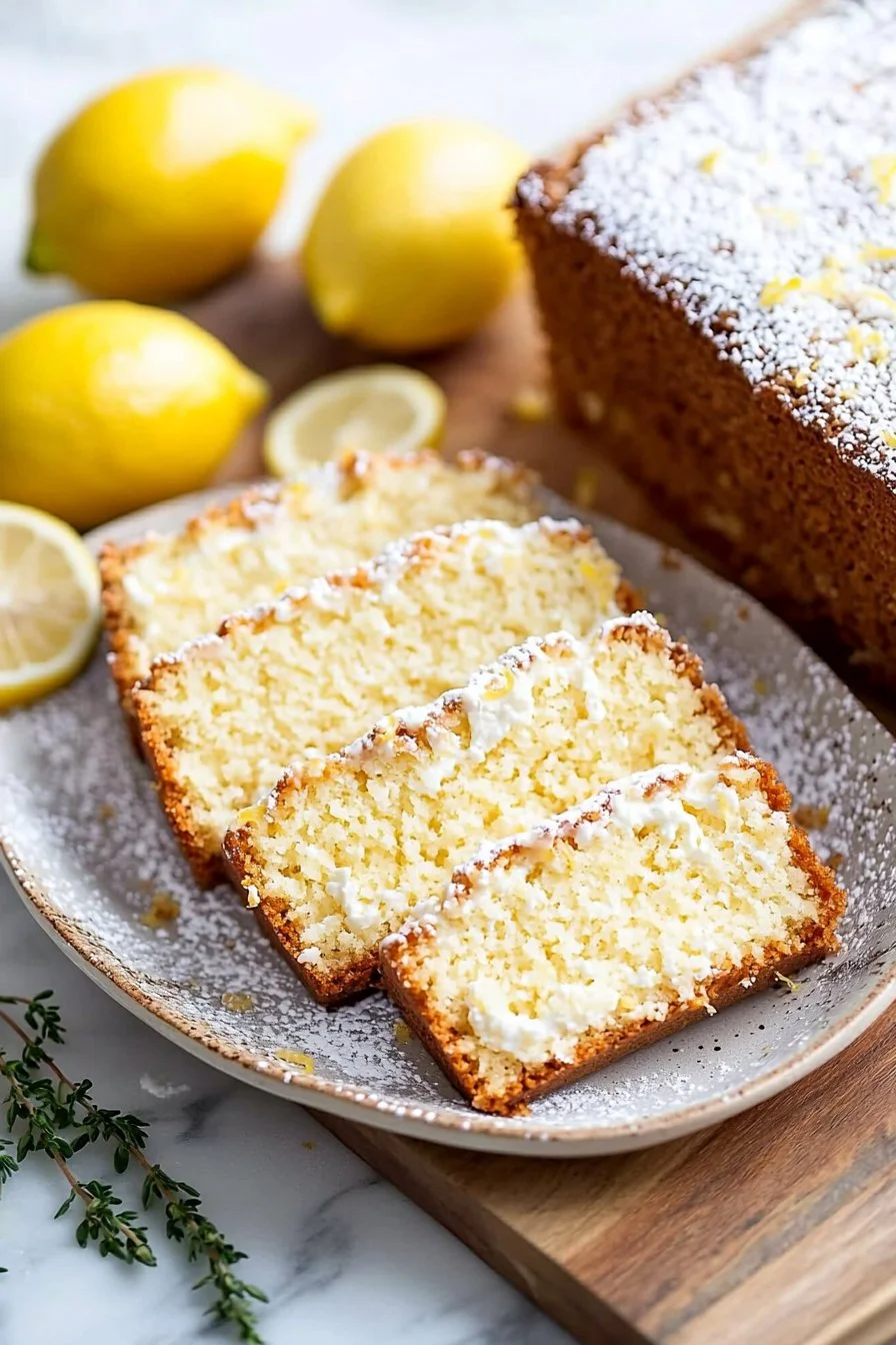 Easy Lemon Ricotta Pound Cake