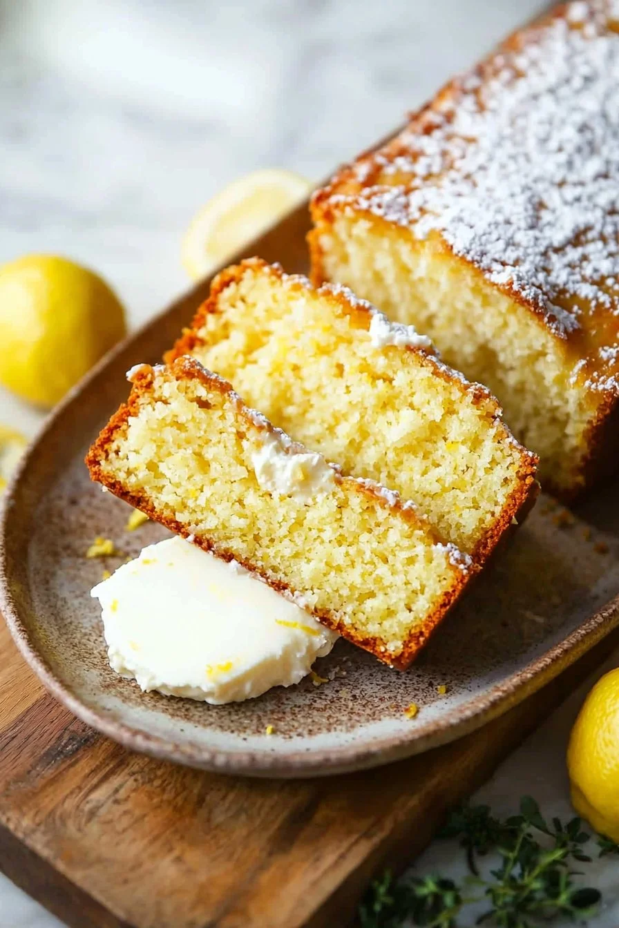 Easy Lemon Ricotta Pound Cake