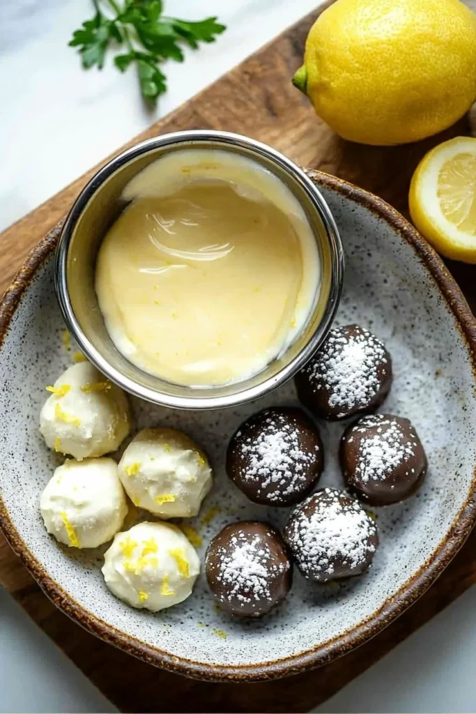 Easy lemon truffles dessert with a zesty flavor and creamy texture