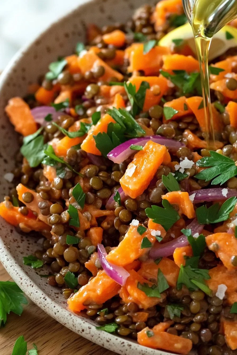 Easy Lentil Carrot Salad