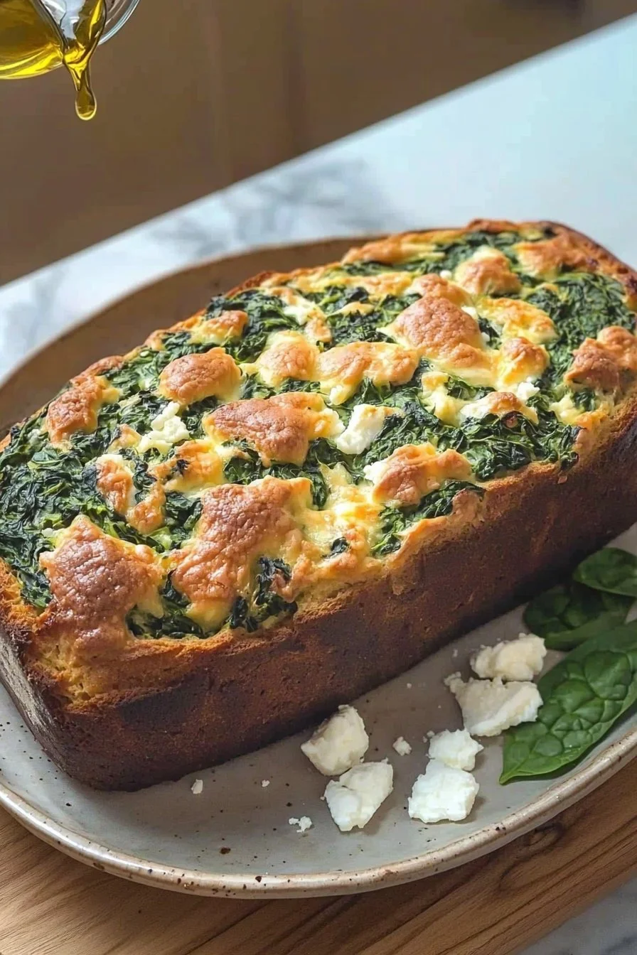 Easy Spinach Feta Loaf