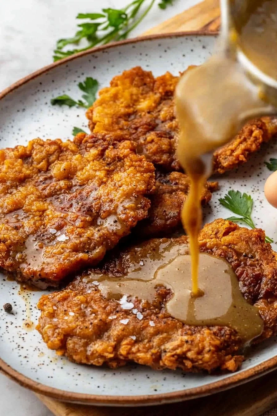 Grandma's Country Fried Steak with Gravy
