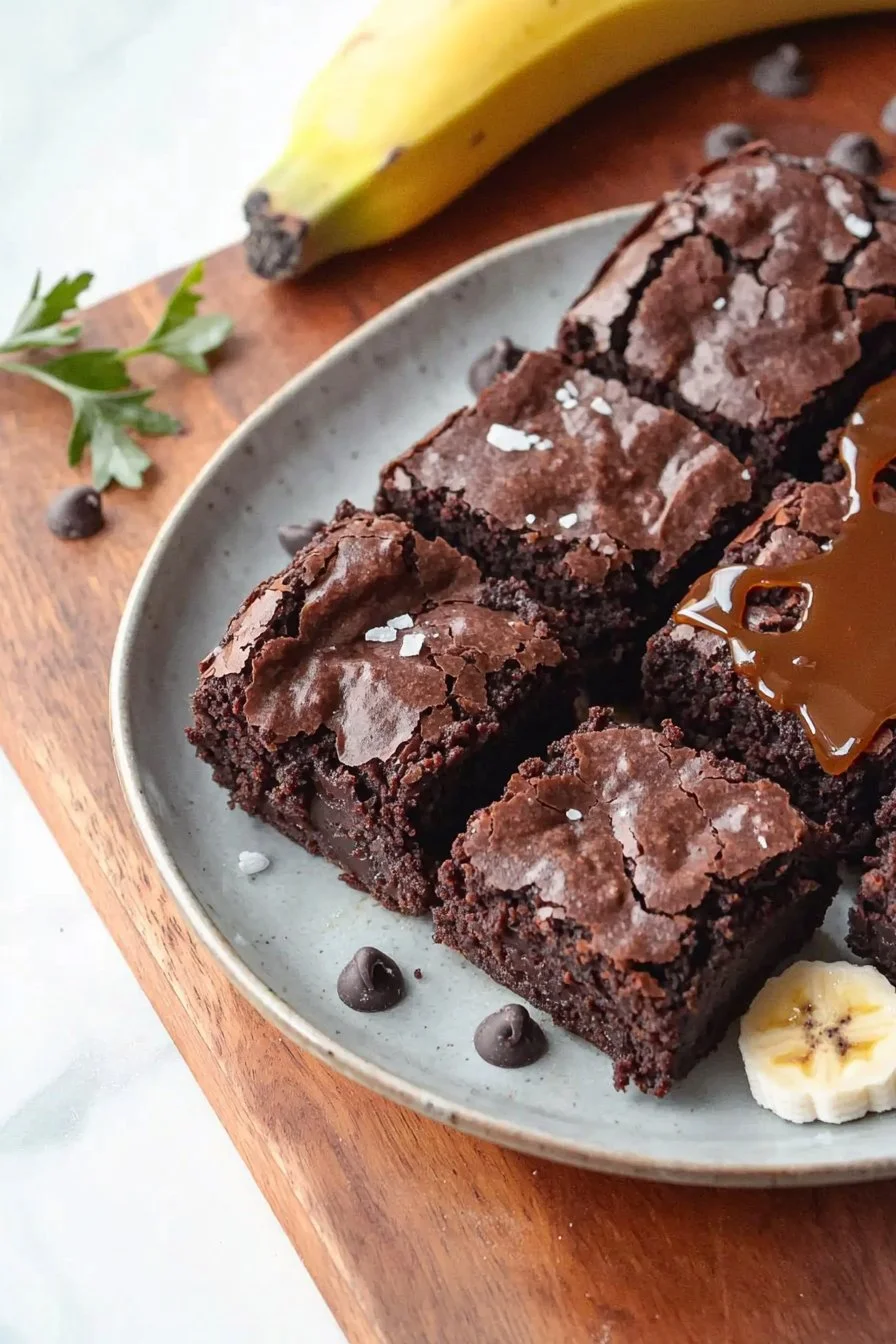 Healthy Banana Brownies