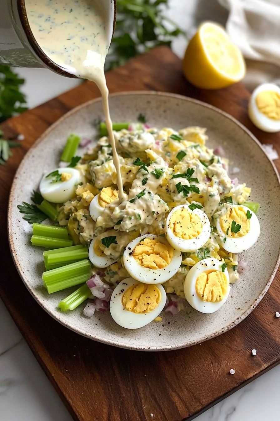Healthy Egg Salad with Greek Yogurt