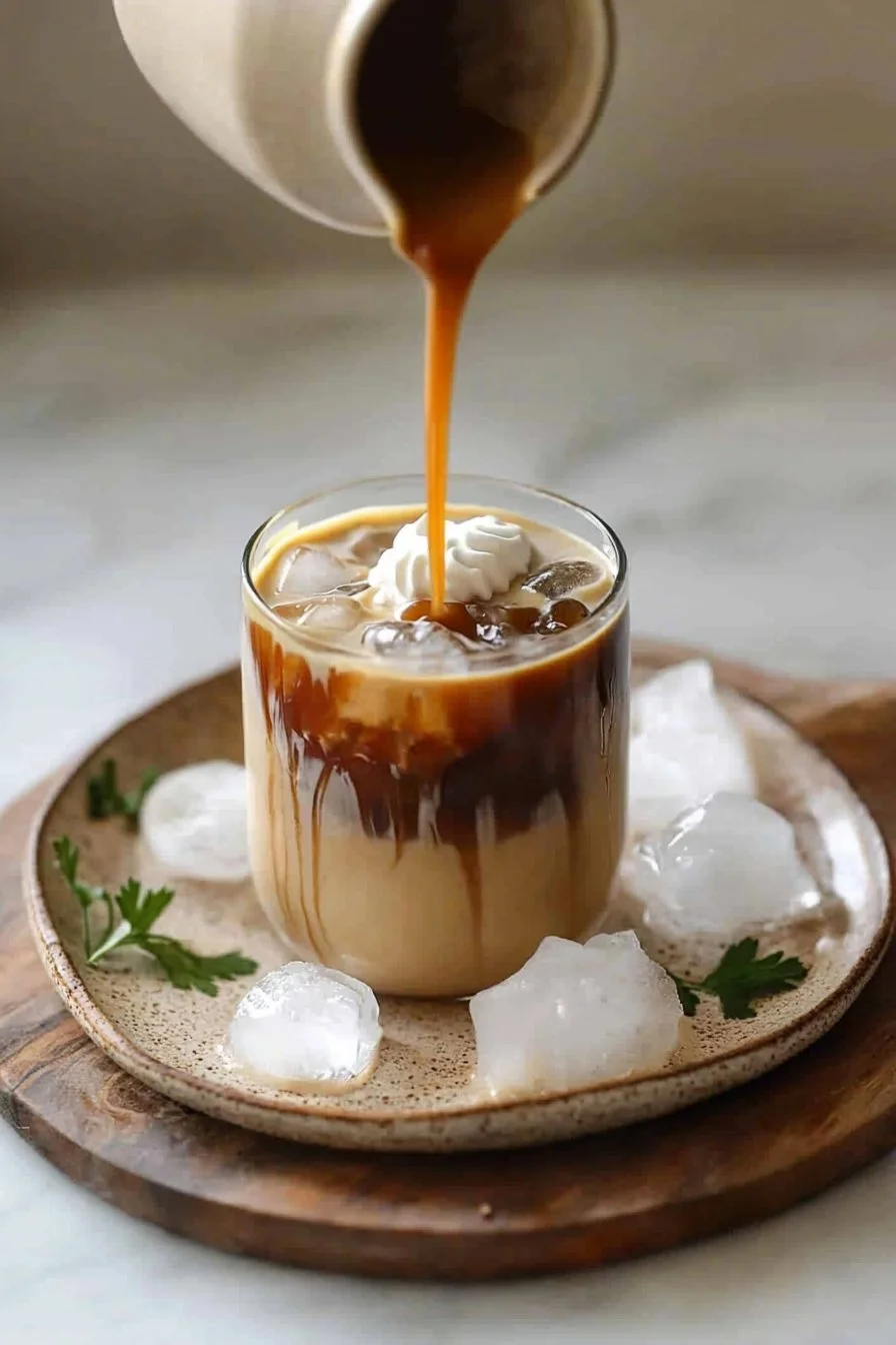 Homemade Caramel Iced Coffee
