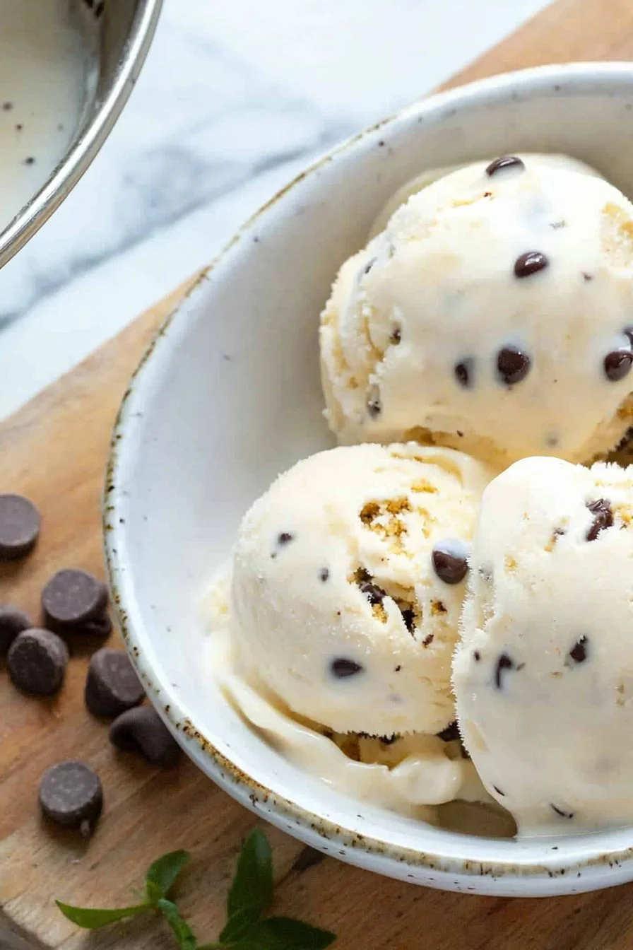 Homemade Cookie Dough Ice Cream