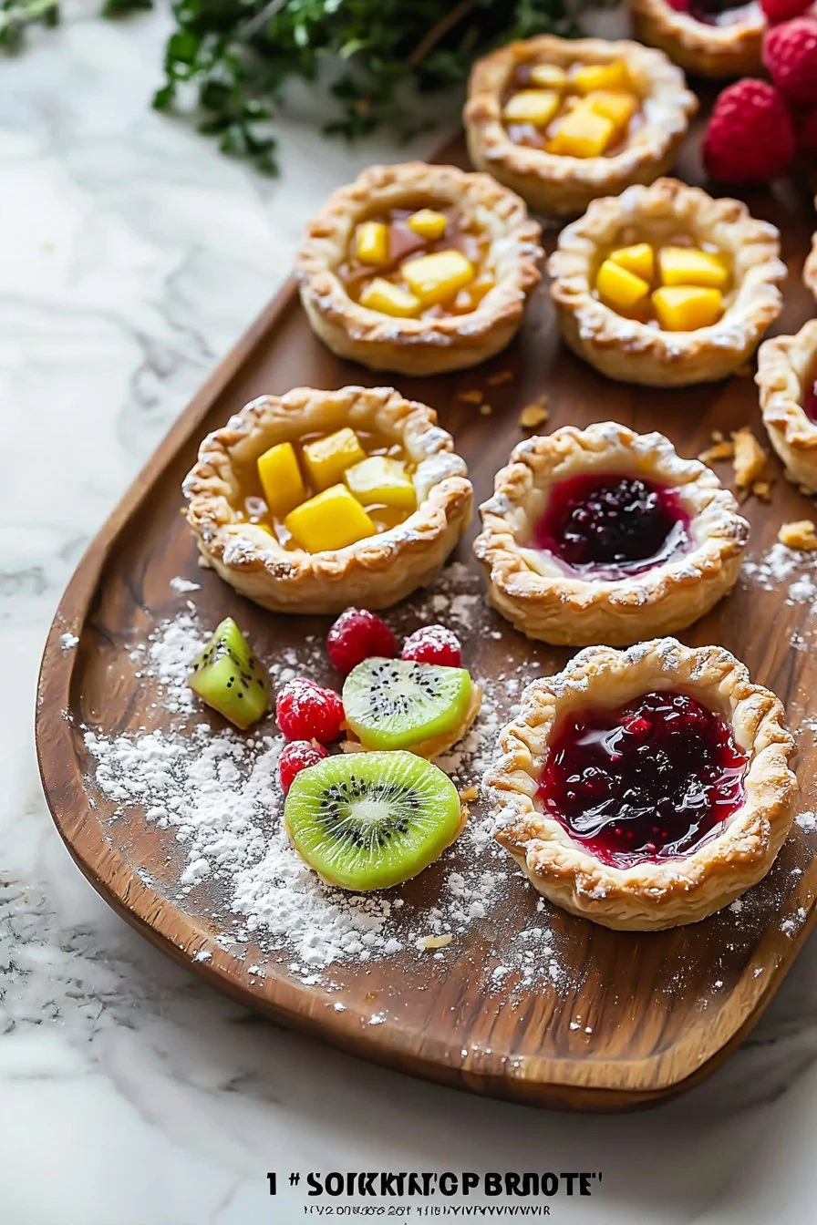 Homemade Fruit Pastry Tarts