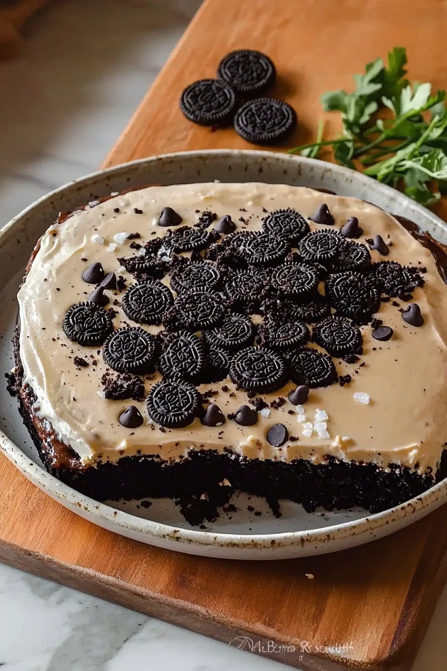 Homemade Oreo Biscuit Cake