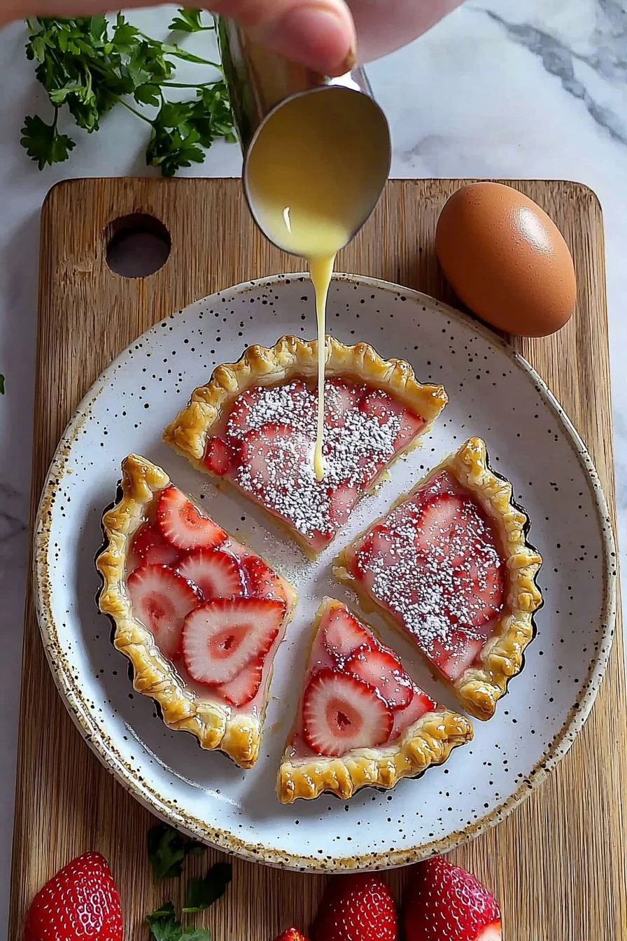 Homemade Strawberry Pastry Tarts